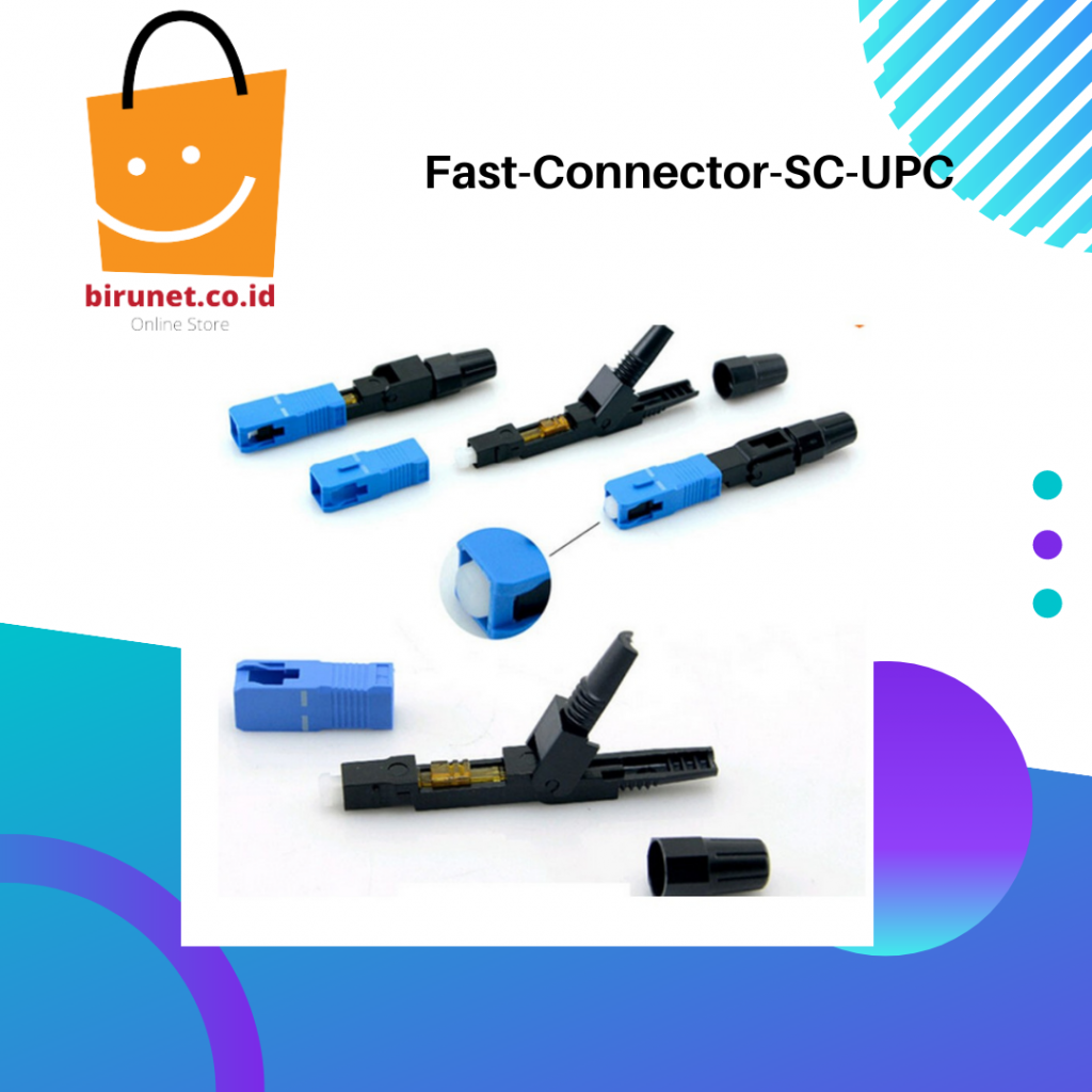 Fast Connector SC/UPC Fiberoptic / Konektor SC/UPC FTTH Singlemode ...
